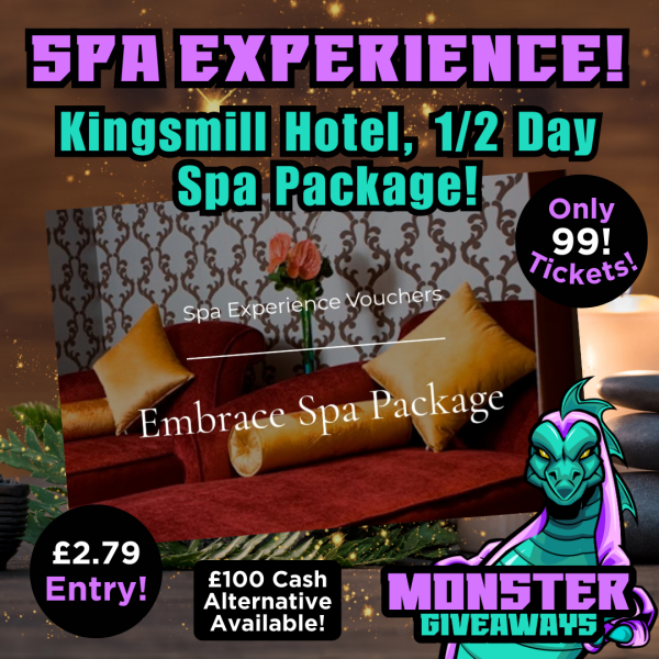 Half Day Spa Experience or £100 Cash! Plus Instant Wins!