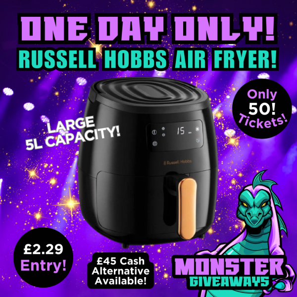 One Day Only! Russell Hobbs Large Air Fryer!
