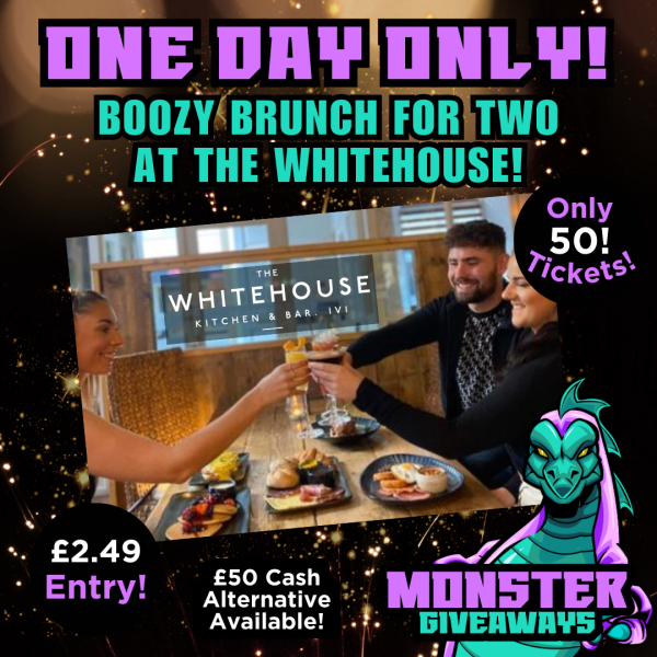 One Day Only! Boozy Brunch at The Whitehouse! or £50 Cash!