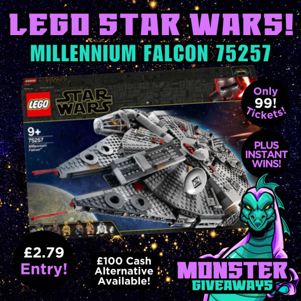 LEGO Millennium Falcon or £100 Cash! Plus Instant Wins!