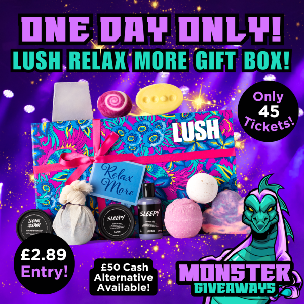 LUSH Relax More Gift Box or £50 Cash #3!