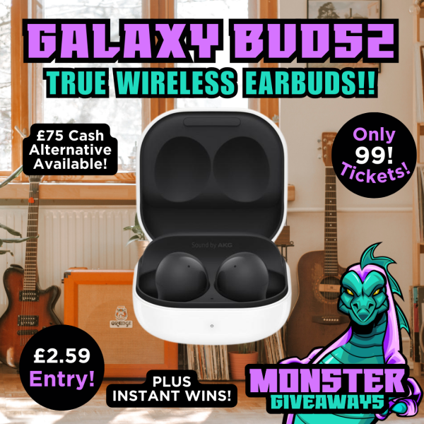 Galaxy Buds2 or £75 Cash! Plus Instant Wins!
