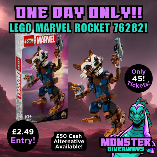 Lego Marvel Rocket & Baby Groot or £50 Cash!
