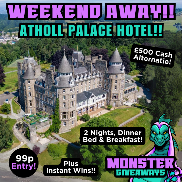 Weekend Away for 99p! or £500 Cash!