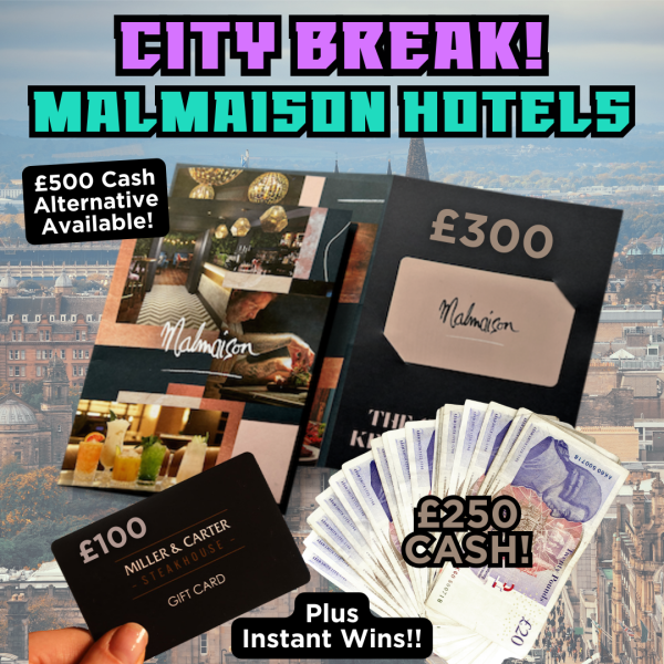 Malmaison Hotel City Break or £500 Cash!