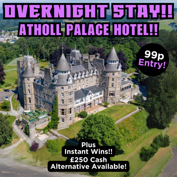 Overnight Stay for 99p or £250 Cash!