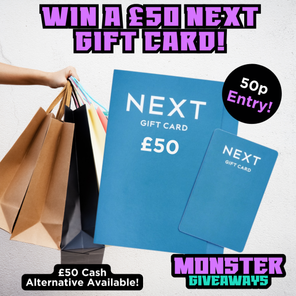 £50 Next Gift Card or £50 Cash!