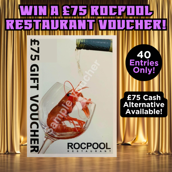 £75 Rocpool Restaurant Gift Voucher or £75 Cash!