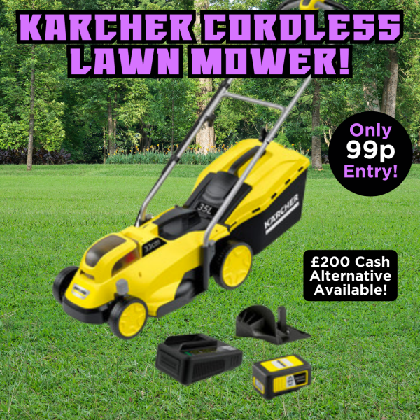 Karcher Cordless Lawn Mower & Battery Kit!