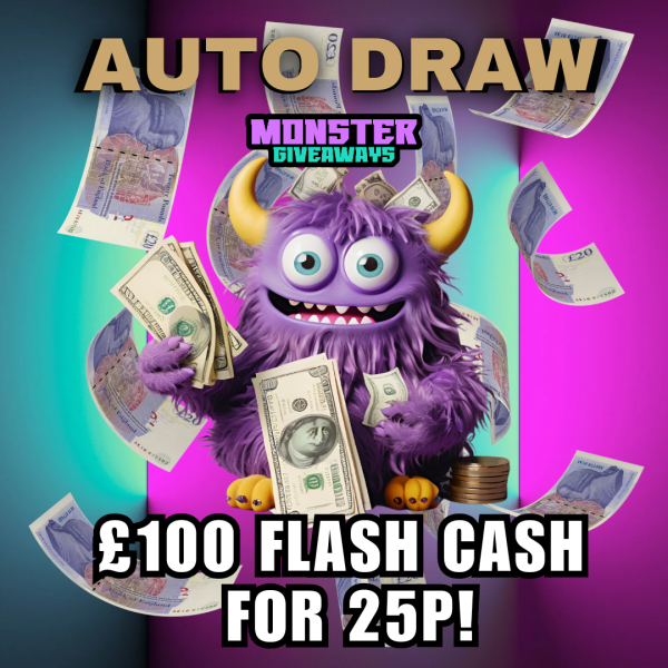 £100 Flash Cash #16 Auto Draw!