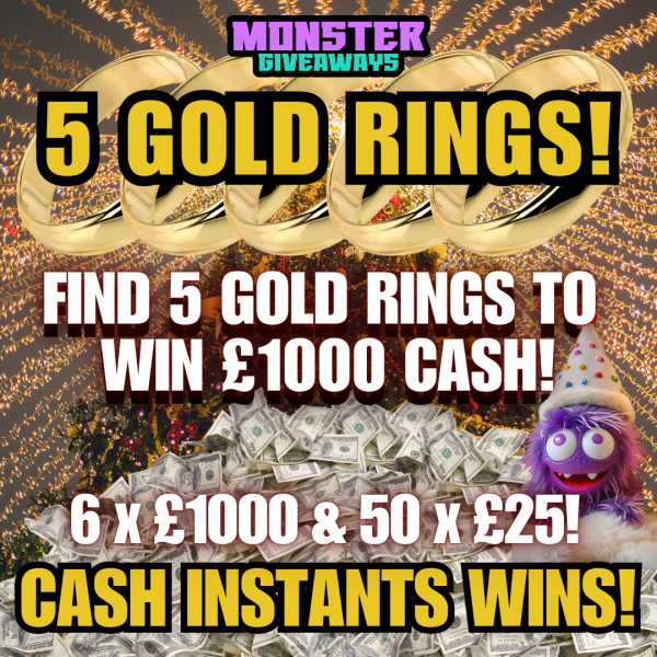 5 Gold Rings! £9k Cash #2!