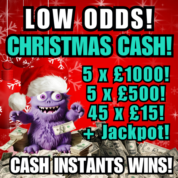 £10k Low Odds Christmas Cash!