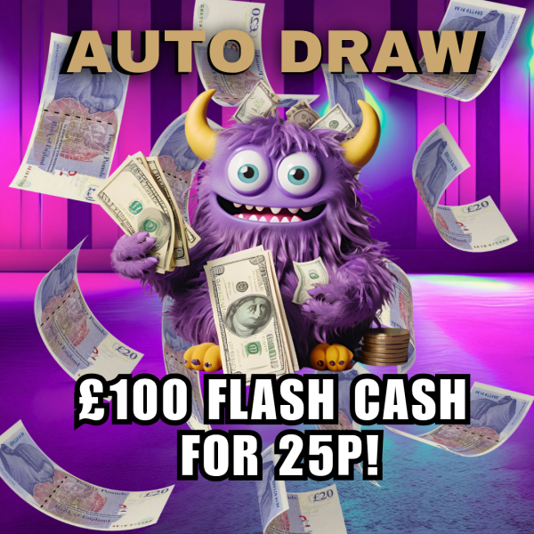 £100 Flash Cash #17 Auto Draw!