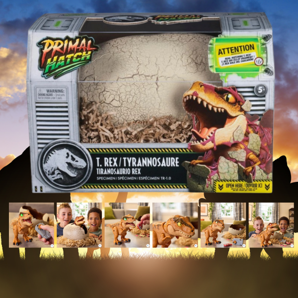 Jurassic World Primal Hatch T-Rex