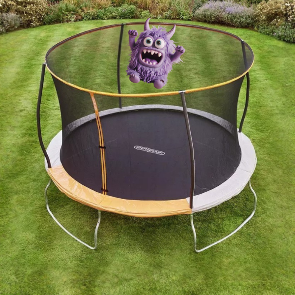 Sportspower 10ft Kids Trampoline with Enclosure!