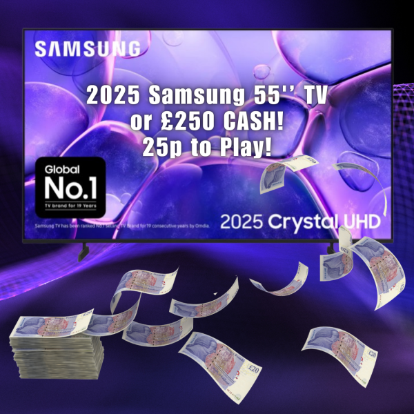 2025 Samsung 55'' TV or Cash!